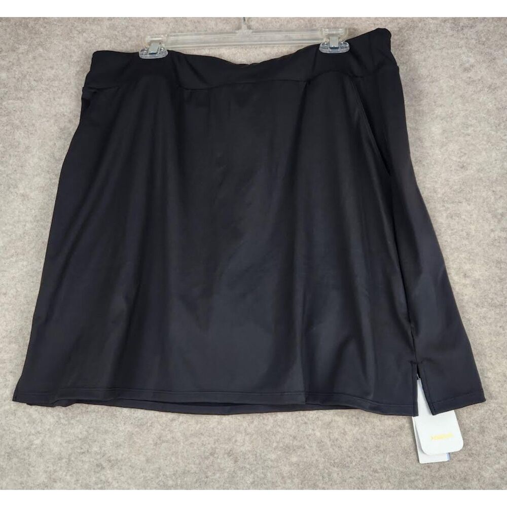 CeGolfs Women's Golf Skort Black Size XXL Athleisure Out Doors
